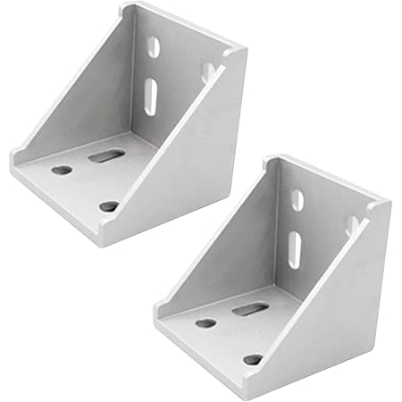 2x Winkel BefestigungEckwinkel, 80x80 Befestigungsmaterial Winkel ...