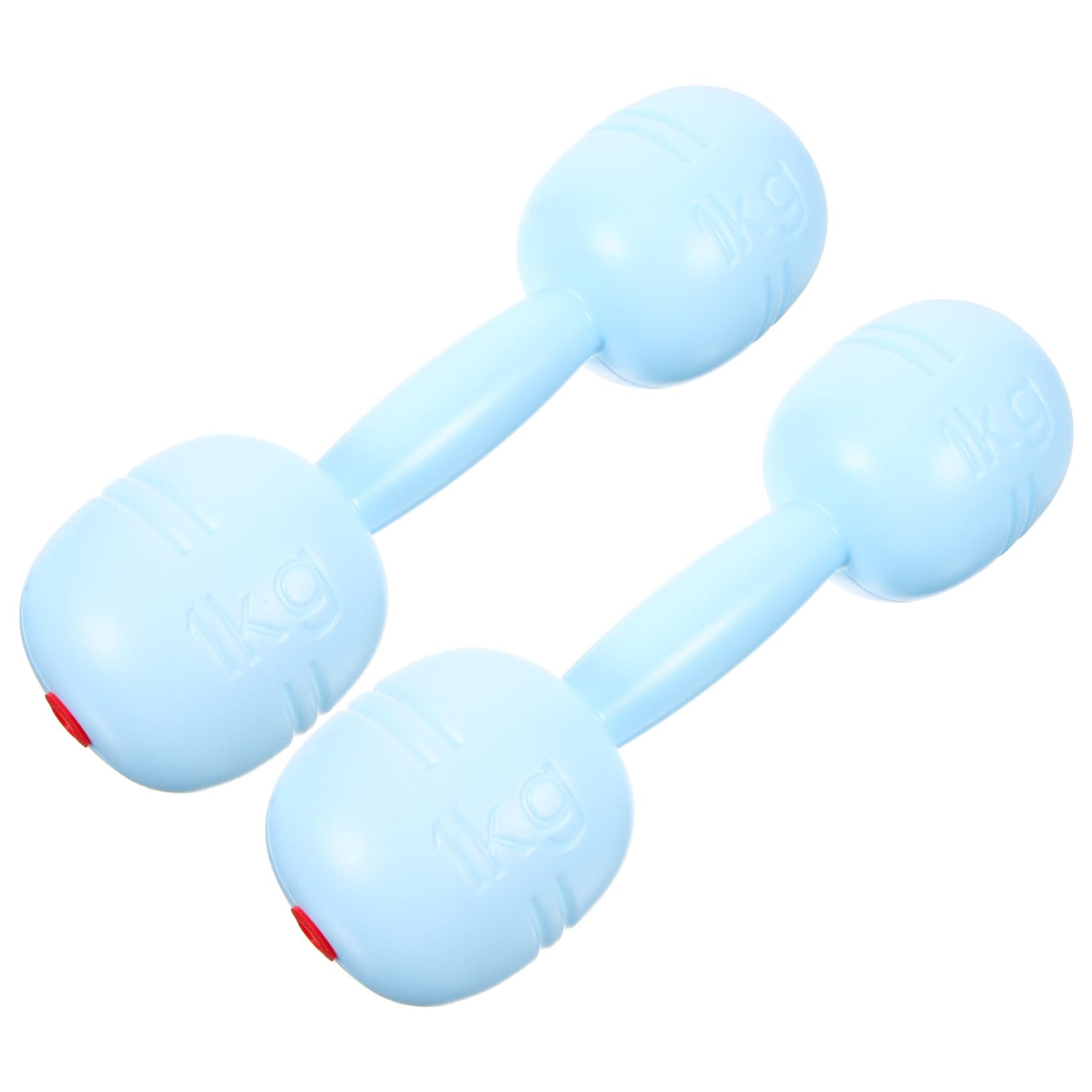 HEMOTON 1pair Adjustable Plastic Dumbbells for Boy Girl Bright Color Gymnastics Toy for Toddlers Weights for Arm and