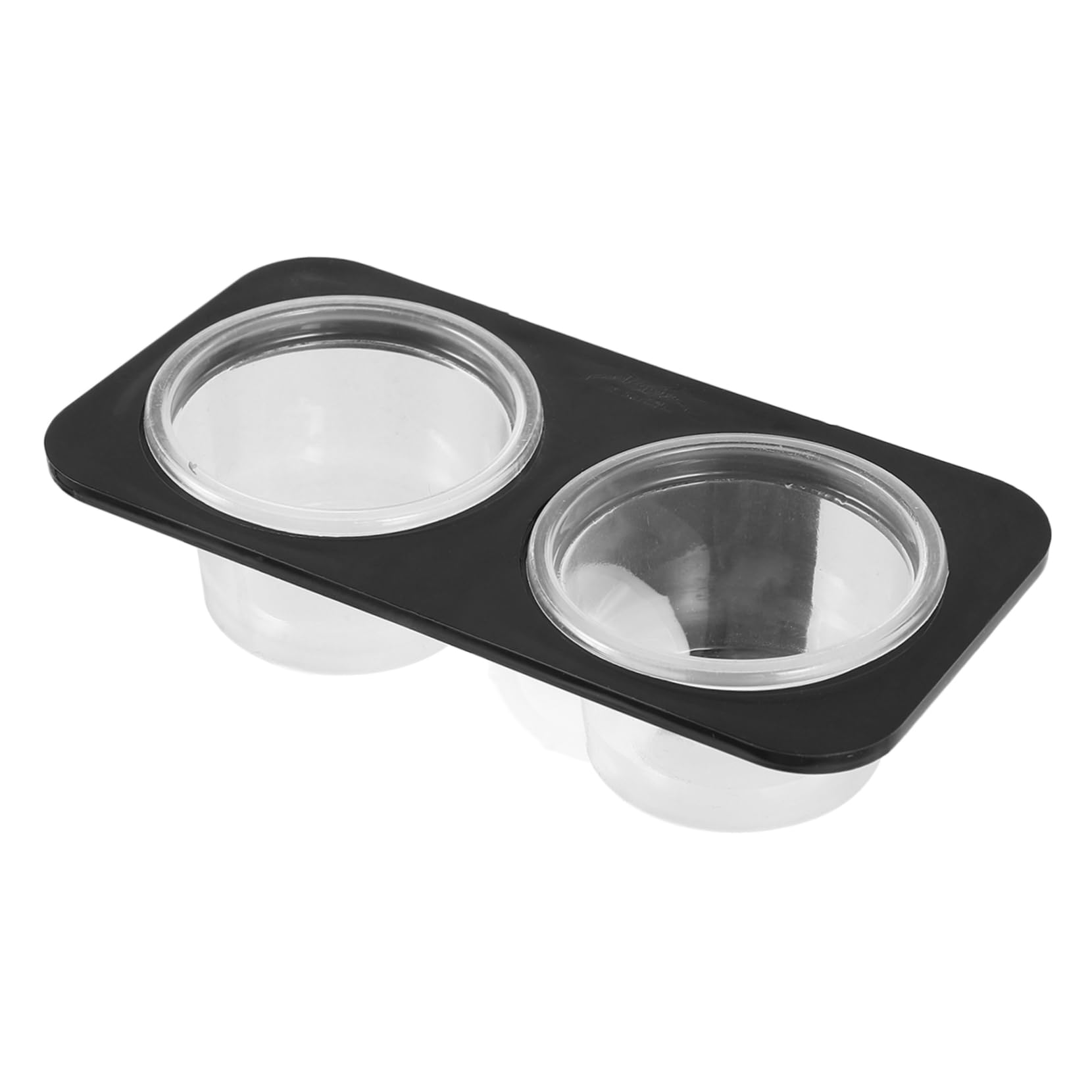 CORHAD Reptile Food and Water Bowl Container with Suction Cups for Lizards Turtles Geckos Easy to Clean Space Saving Feeding Supplies