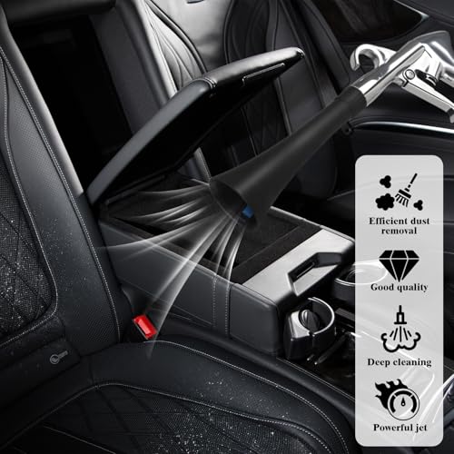 Homshsjhkis Druckluftpistole, Blow Gun Druckluft, Ausblaspistole, Trocken- Reinigungspistole, Luftdruckpistole mit 2 Düse Hochdruck, Staubblaspistole Reinigungswerkzeug für 1/4 Zoll Luftkompressor