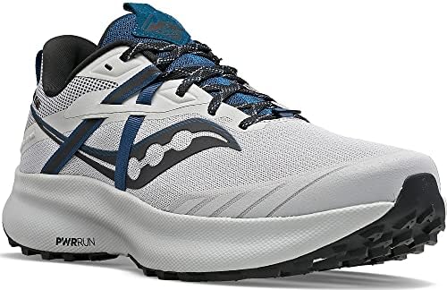 Saucony Men's Ride 15 TR Trail Running Shoe, Fog/Twilight, 13 | Image 4
