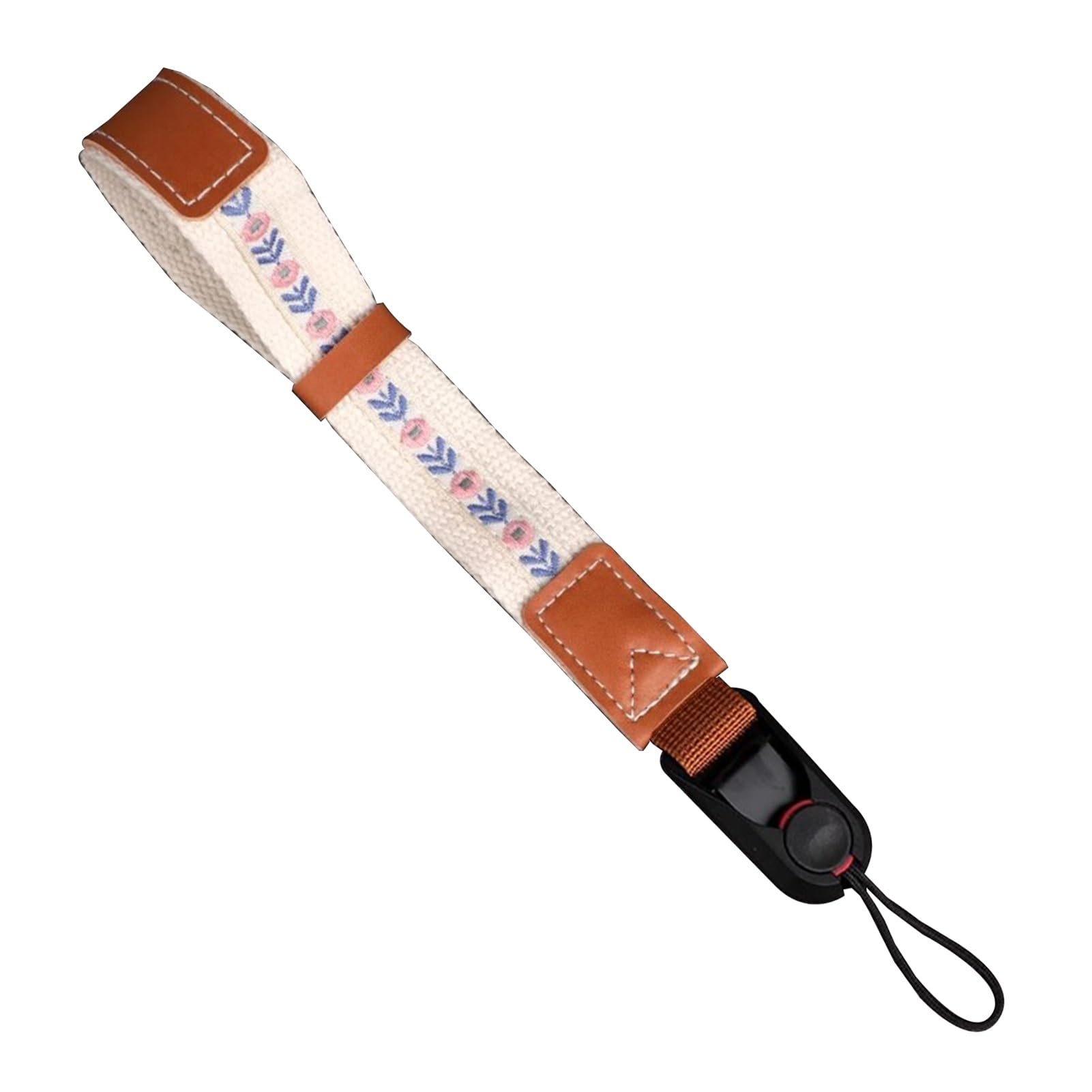 Flyiodfcxv Blue Powder Camera Strap, Sturdy Camera Wrist Strap, Cotton With Leather Ring For All Cameras, Strong Stitching