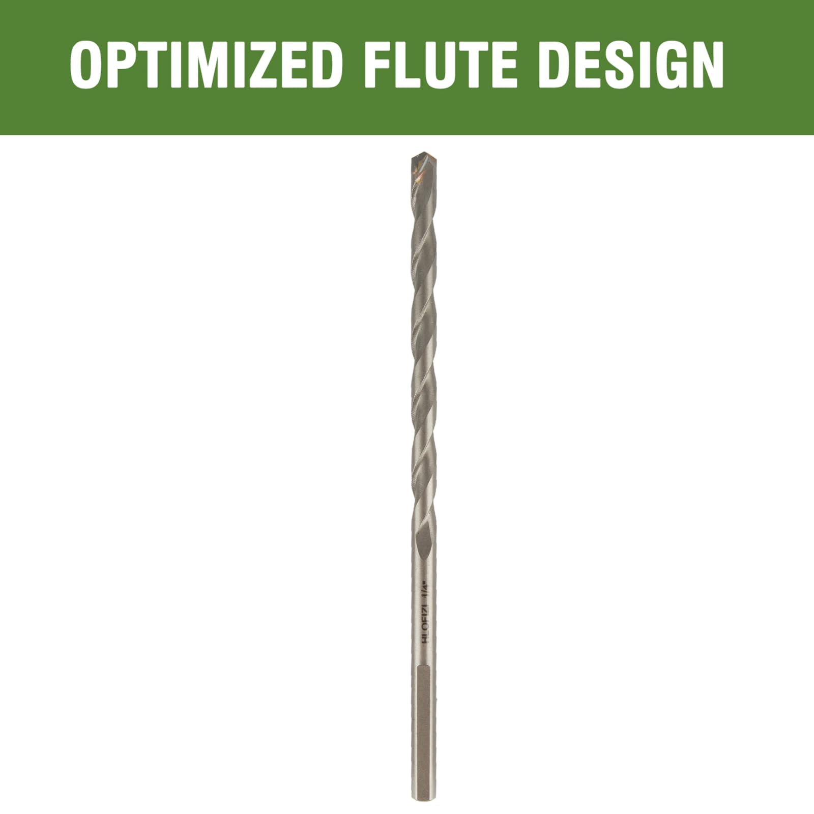 Masonry Drill Bits - 6 Pack for Concrete & Stone -4