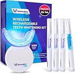 Whitebite Pro Upgraded Teeth Whitening Kit with Pens for Sensitive Teeth: Teeth Whitening LED Light, Mouth Tray, Carbamide Peroxide Whitening Gel