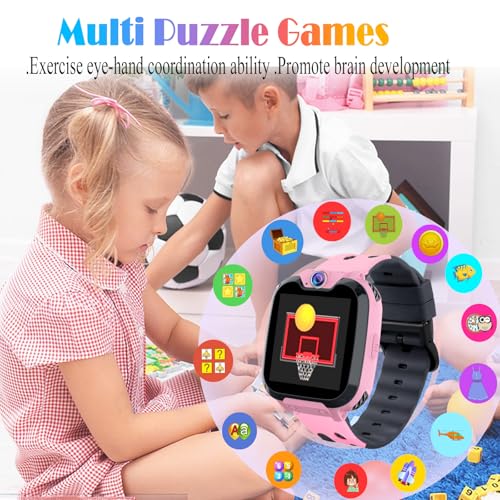 50% Off Goodatech Smart Watch for Kids with 16 Games & Camera