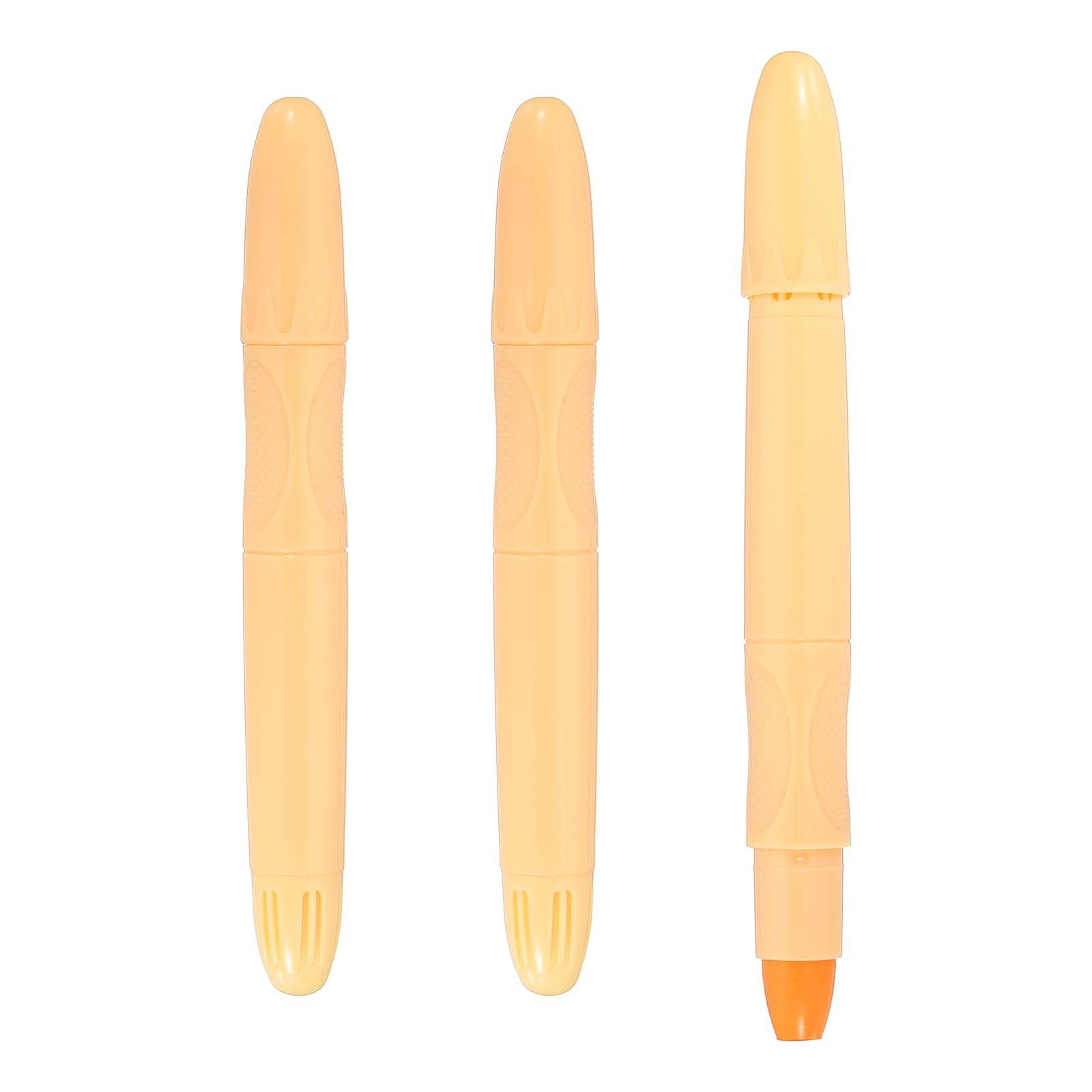 PATIKIL 3 Pack Twistable Crayons, Coloring Twist Crayon Retractable Easy to Hold Silky Washable for Coloring Books Crafts Birthday Parties Art Office Supplies, Beige