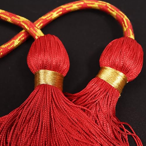 Needzo Red Cincture for Albs Liturgical Rope Belt for Priests, Deacons and Bishops, 169 Inches Long3