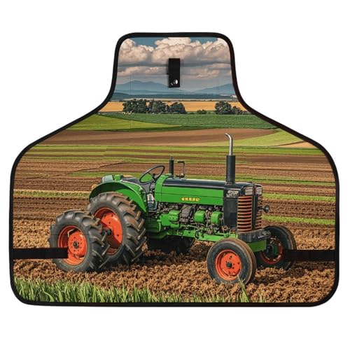 Delantal de trabajo ajustable con bolsillo Tractor Farm miniatura 1