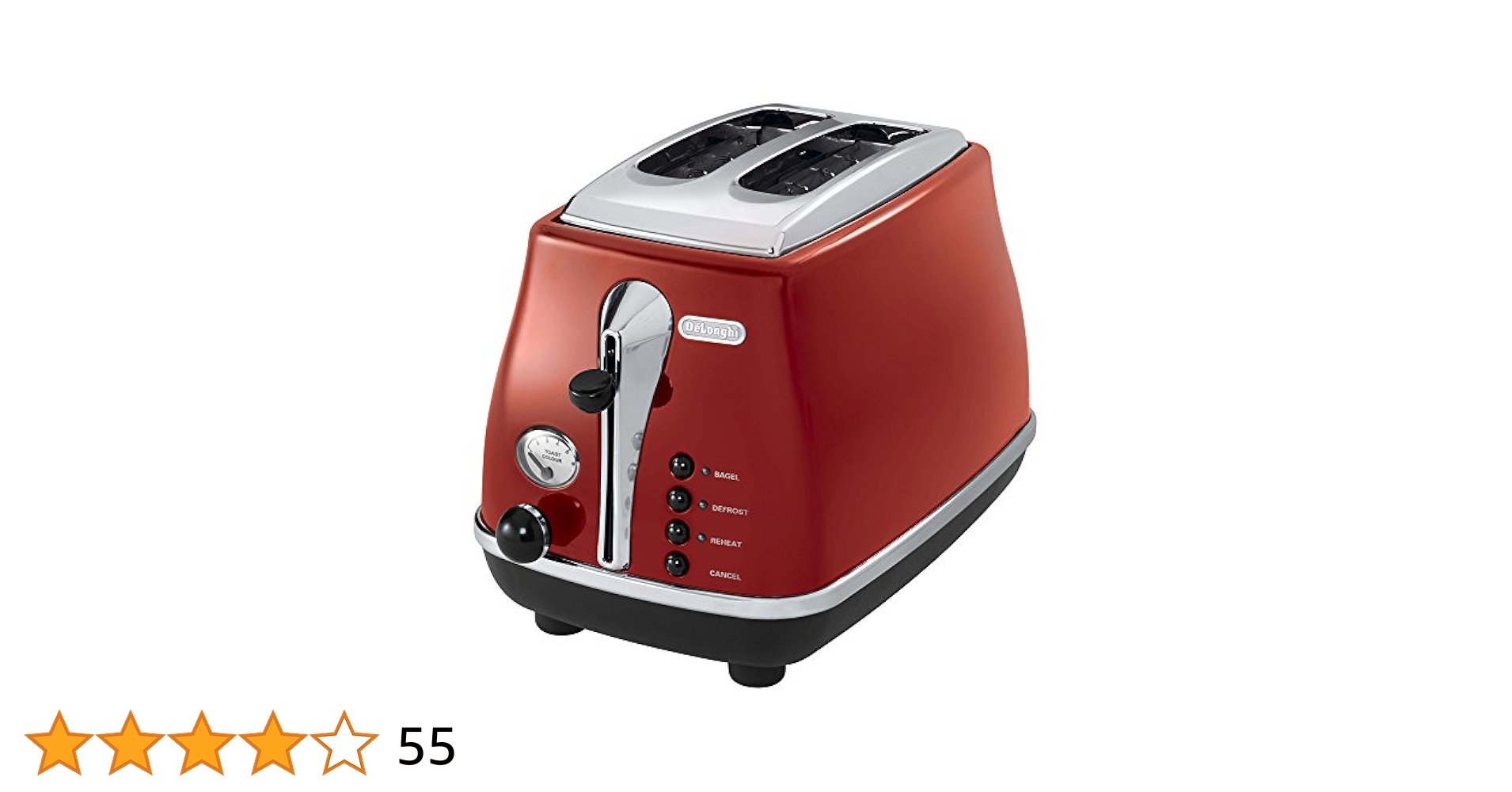 （展示品）デロンギ Delonghi　アイコナ ポップアップトースター De'Longhi icona Pop‐up Toaster / デロンギ アイコナ