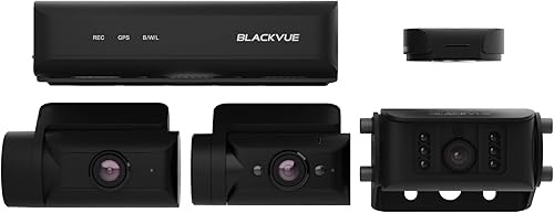 BlackVue DR770X Box Truck 256GB Cámara de control FHD de triple canal con una unidad de grabación segura para camiones