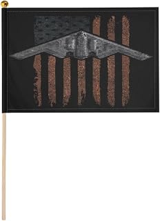 5Pcs Midnight Hammer B-2 Bomber American Flag Military Flag Double LiteWeave Pro Series Double Sided Printed Perfect for Festival Celebrations, Parades