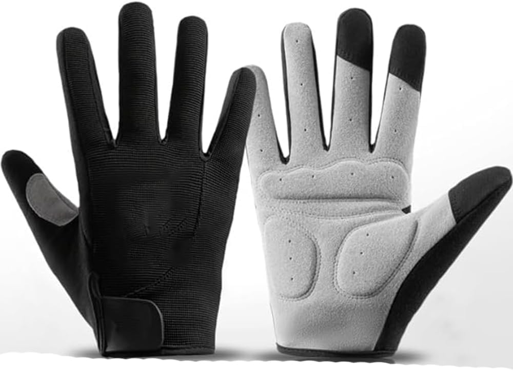 Cycling Full Finger Gloves Strengthen The Palms of Men and Women's Summer Thin and Breathable