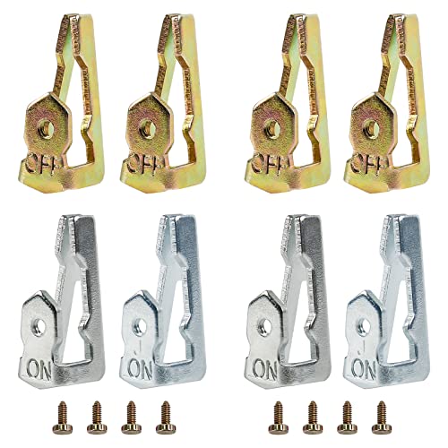156T1978A Time Switch Trippers Replacement for Intermatic Fit T100 Series Timers 2 Pack (4 ON / 4 Off / 8 Screws)