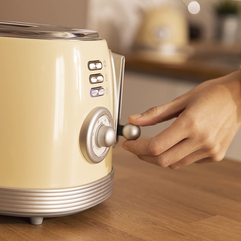 Cecotec Toaster Toast&Taste 800 Vintage Light Yellow – Bild 7