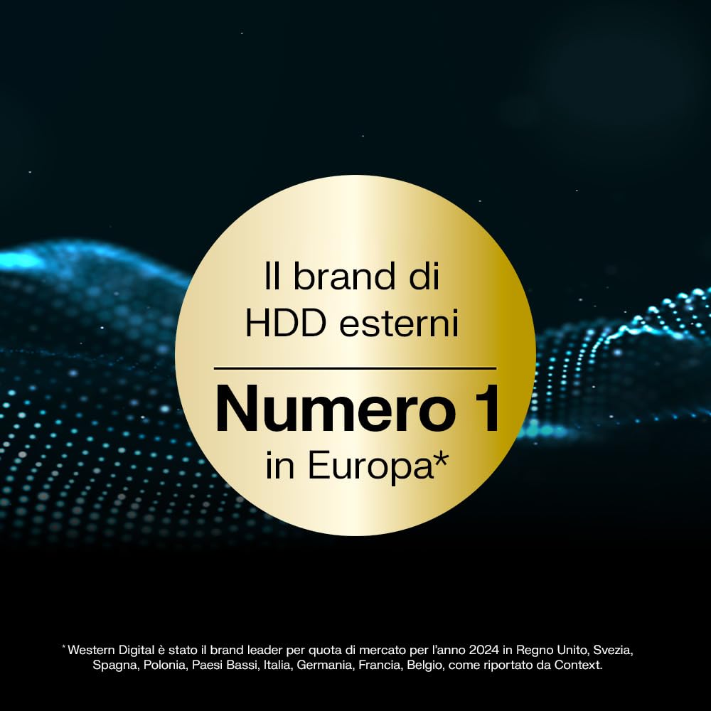 WD 4TB My Passport for Mac, Hard Disk Esterno Portatile, USB 3.2 Gen 1/USB 3.0, Protezion con password, Software per la gestion e il backup, Formatto per MacOS, Blu Notte