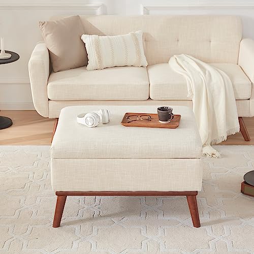 Tbfit 170 Large Ottoman With Storage, 28.3-Inch Mid Century Modern Rectangle Coffee Table thumb #4