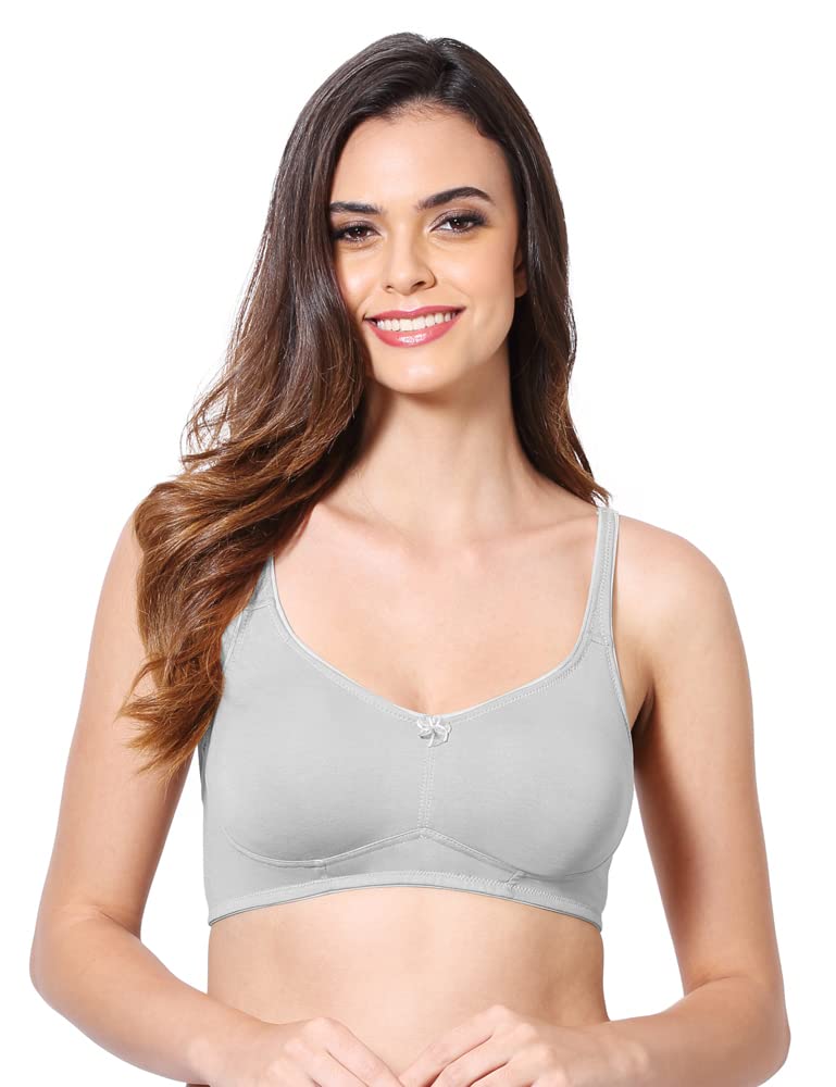 VSTARJustina Full Support Bra with Double Layered Cups, Moulded Cup Bra for Regular use, Side Shaper Panels for Bust Lift