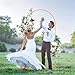 Vincidern 6.6 FT Wedding Arch Backdrop Stand for Parties, Balloon Arch Stand, Wedding Arches for Ceremony, Metal Arch Backdrop Stand for Bridal Baby Showers, Birthday Party Decoration Door Frame Gold