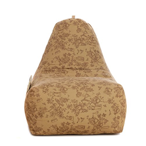 Image of Style Homez Hackey Cotton Canvas Abstract Printed Bean Bag XXL Size Filled with Beans Fillers