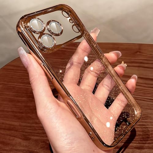 Coque transparent paillettes iPhone 15 Pro Max - 4