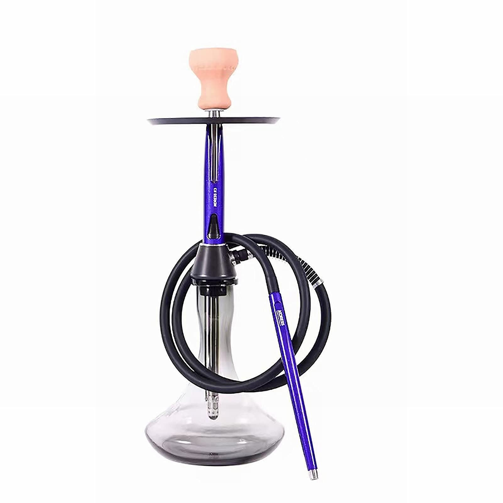Hochwertige Moderne Luxus-Shisha, Hochwertige, Abnehmbare Mittelstange Aus Aluminium + Hochfeste Glasbasis, Leicht Zu Demontieren Und Zu Reinigen C