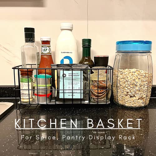 WAIMIU-Metal-Wire-Storage-Basket-Bin-3-Set-Toilet-Paper-Holder-Coffee-Pod-Cups-Mail-Letter-Towel-Shampoo-Basket-Toilet-Tank-Tray-Industrial-Decor-Box-for-Countertop-Cabinet-Laundry-Kitchen-Black WAIMIU Metal Wire Storage Basket Bin 3 Set Toilet Paper Holder Coffee Pod Cups Mail Letter Towel Shampoo Basket Toilet Tank Tray Industrial Decor Box for Countertop Cabinet Laundry Kitchen Black