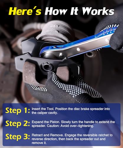 360° Swing Ratchet Brake Caliper Tool