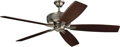 Miniatura 2 de Kichler Lighting 300206BAP - Ventilador de techo de 70 pulgadas de The Monarch Collection, peltre antiguo bruñido