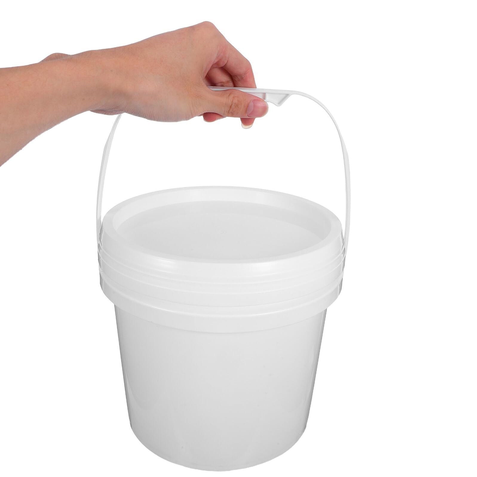4 Pezzi Contenitori Alimentari da Secchi per Gelato Ermetici e Resistenti Organizer Versatile per Conservazione Cibo Progetti Artistici e Garage