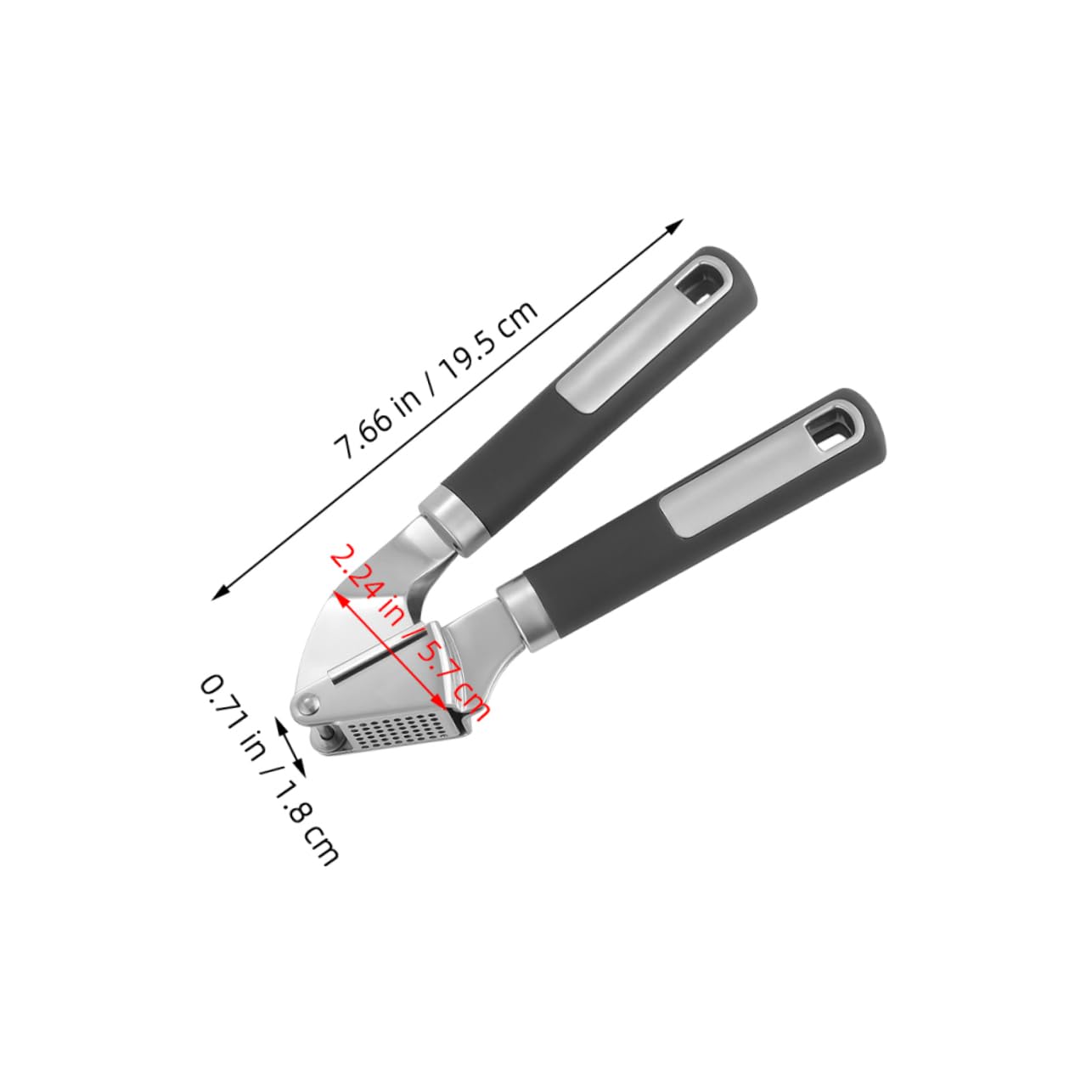 Cabilock 5stücke Knoblauchpresse Ergonomischer Knoblauchzerkleinerer Für Einfache Anwendung Manuelle Handhabung Leicht Zu Reinigen Für Küche