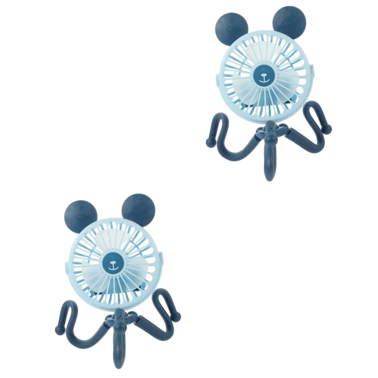 MAGICLULU 2 Pezzi Ventilatore Per Passeggino Per Bambini Alimentato A Batteria Mini Ventilatore Compatto Ricaricabile Per Luso Per I Viaggi Dei Bambini
