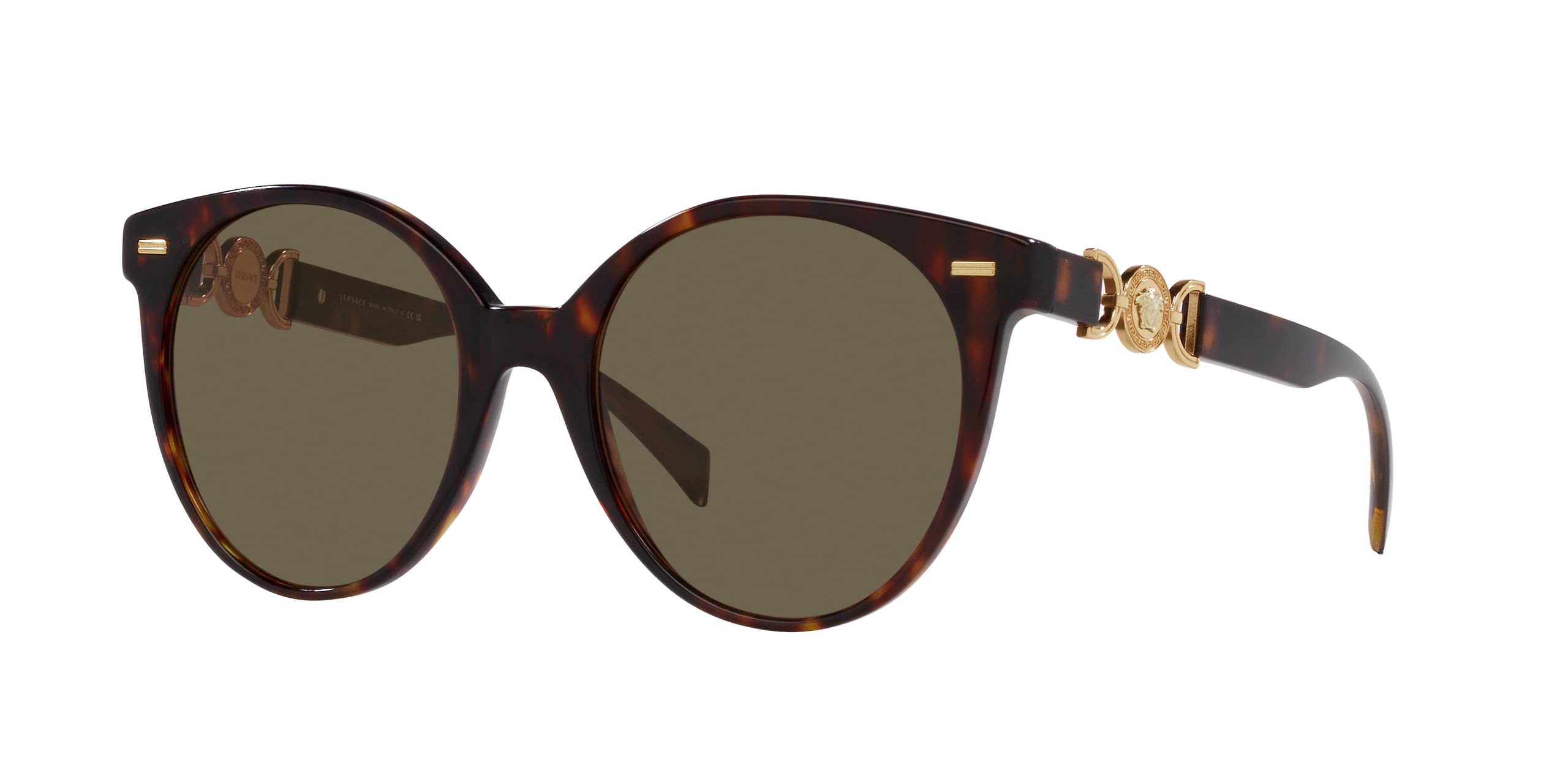 versace woman sunglasses white frame photo grey lenses 55mm