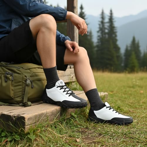Image of Impakto Outwork Men's Barefoot Shoes | Wide Toe Box Lightweight Shoes for Trainning, Running & Workout | Minimalist Zero-Drop for Natural Movement | Anti-Skid & Flexible Rubber Sole