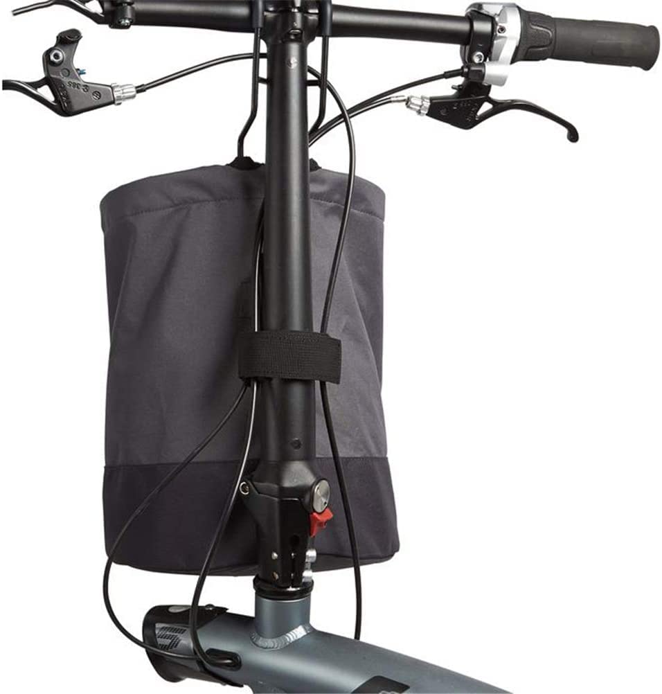Amdieu Cestino for Bici Pieghevole, Rilascio rapido Facile da installare Cestino for Manubrio Appeso in Bici Adatto for e-Bike, Mountain Bike Cestino Biciclette