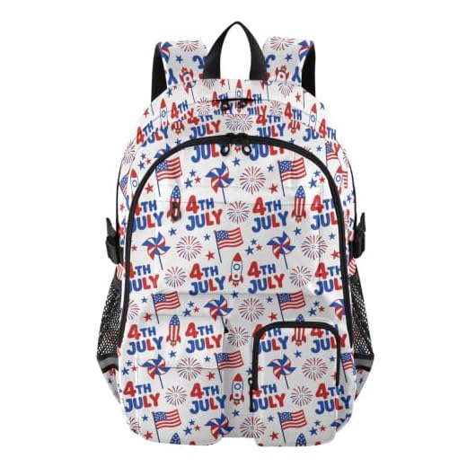 Independence Day Fireworks Travel Backpack