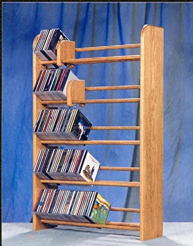 275 CD Storage Rack Finish: Natural