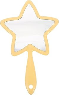 Espejo de belleza portátil con mango de estre...