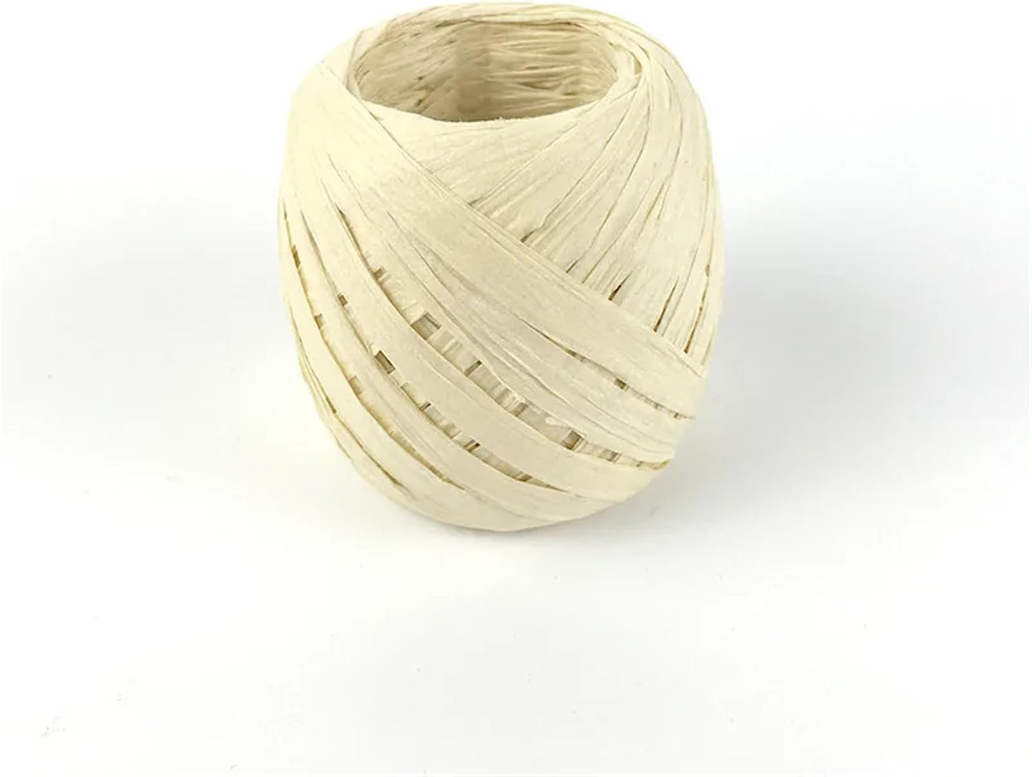 Raffia Yarn for Crochet 10Pcs Natural Paper Rope Raffia Ribbon 20M for Gift Wrapping DIY Crafts