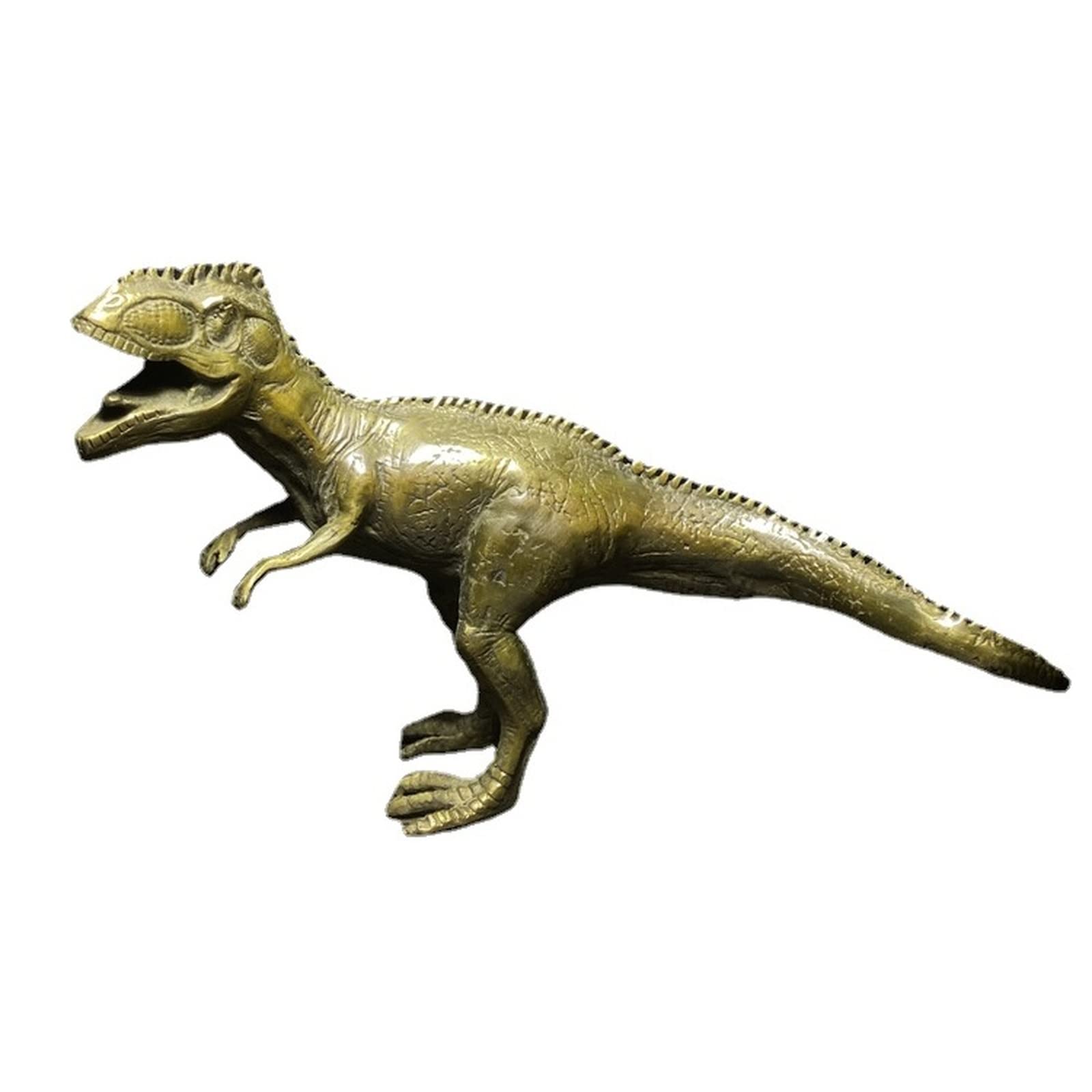 Antyczna Miedziana Figurka Tyranozaura Rexa, Mosiężna Figurka Dinozaura, Biurko Do Nauki W Domu, Barek, Chłodziarka Do Wina, Stolik Kawowy, Ozdoba Samochodowa