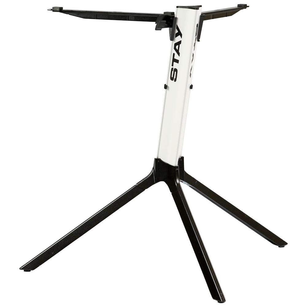 STAY MUSIC - Supporto compatto per tastiera con custodia, colore: Bianco