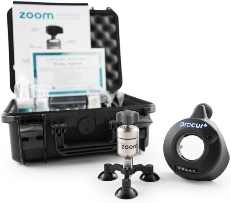 Glas Weld Zoom & ProCur Smart Windshield Repair Kit for Starters Window Rock Chip Repair Kit - Cracked Windshield Repair Kit - Auto Glass Repair Kit