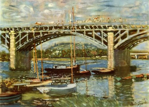 Impression Tableaux Peinture sur Toile Monet pour une Ambiance Nordique Poétique