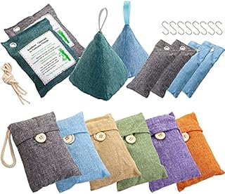 Bamboo Charcoal Air Purifying Bags (14 PACK) Charcoal Bags Odor Absorber for Home