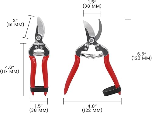 Vista 5 de Zenport H304S Bypass Action Harvest y Utility Shear, acero inoxidable