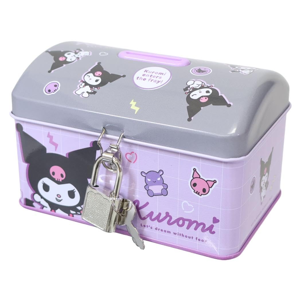 Amazon | サンリオカギ付き缶バンク クロミタイム | 貯金箱 | おもちゃ