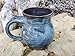 Huge Hand Thrown Pottery Mug in Slate Blue, Handmade in North Carolina