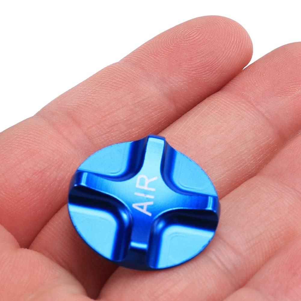 Bouchon De Valve De Fourche Pour VTT – Bleu, Alliage D'aluminium, Anti-rouille – Pour Suspension Avant