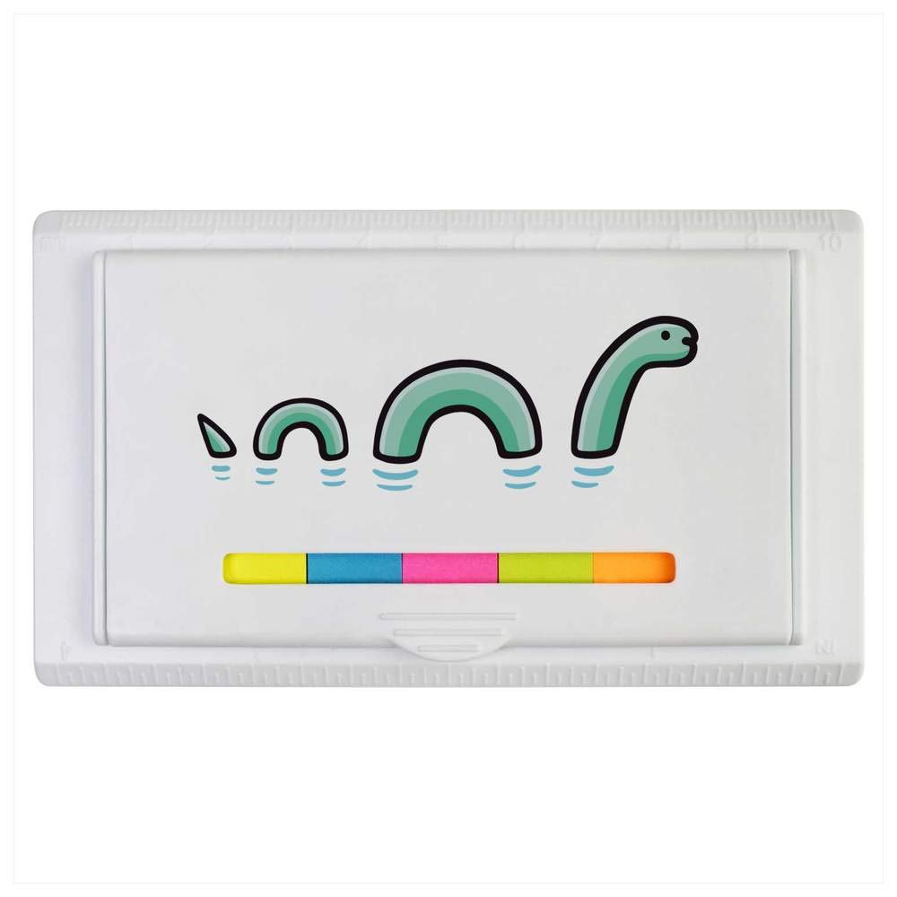 Azeeda 'Loch Ness Monster' Sticky Note Ruler Pad (ST00014872)