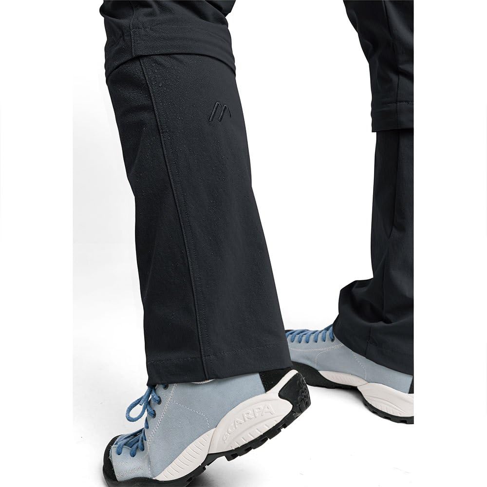 MAIER SPORTS Capri spodnie Arolla z odpinanymi nogawkami, wykonane w 90% z PA 10% EL, w 24 rozmiarach, spodnie outdoorowe, spodnie trekkingowe, spodnie capri w zestawie z paskiem, bi-elastyczne