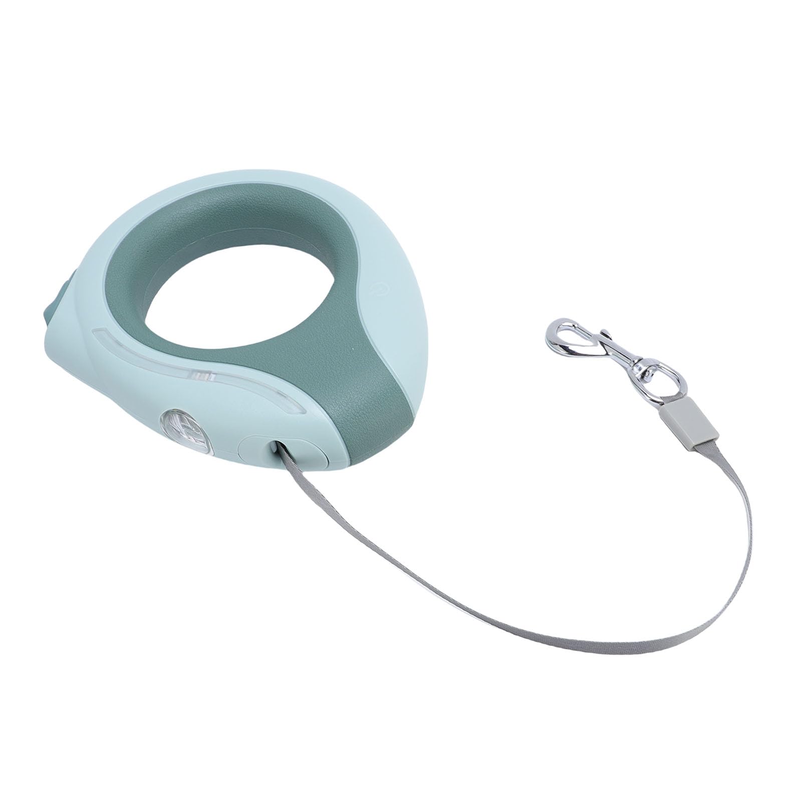 Laisse Rétractable pour Chien, Lumière LED Colorée, Réglage Automatique élégant pour Petits et Moyens Chiens, Conception Robuste (Verte)